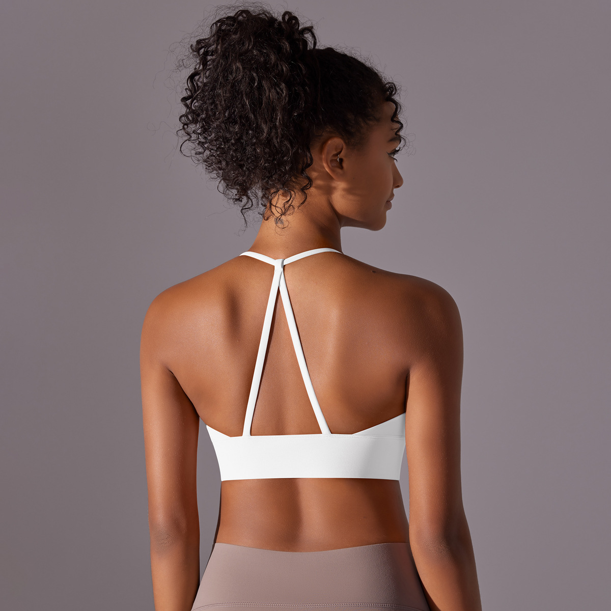 140g Weight Sleeveless Sleeve Length Nylon Fabric Type Short Top Length Halter Crisscross Tank Tops Type Fitness, Yoga, Sports Occasion Halter Neck Neckline Solid Color Pattern Sports Style Sports Solid Color Nylon Halter Neck Active Tops Halter Crisscross Tank 10