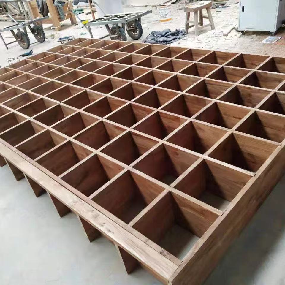 Solid Wood Living Room Bookcase Old Elm Wall-To-Wall Bookshelf Floor-Standing Multi-Layer Storage Cabinet Antique Style Home Storage Cabinet