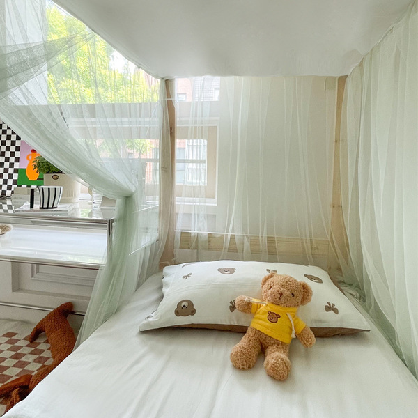 Student dormitory mosquito net gauze summer dustproof roof bunk bed…