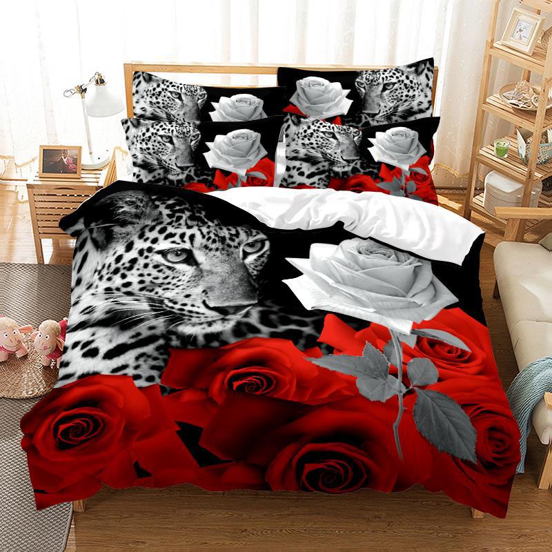 Rose Quilt Cover 12 / EU SupKing 260x220cm-China