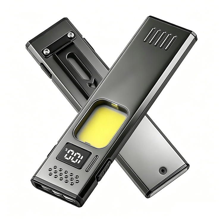 Multifunctional Mini Work Flashlight, Pocket Flashlight, Tactical Flashlight, Magnetic Clip, Portable Flashlight