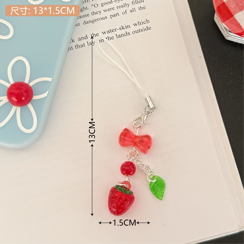 Inswind lindos colgantes de llaveros dulce corazón de niña caja de teléfono móvil decoración colgantes colgantes cadena colgantes al por mayor