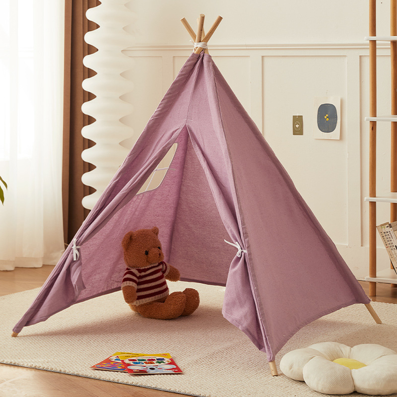 Tienda DE LOS NIÑOS carpa India pintura DIY graffiti hecho a mano actividades al aire libre bebé pintado a mano triángulo carpa