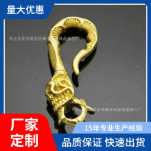 皮具铜铸造五金财布骷髅钩 箱包五金配件可当狗扣大结实车船扣