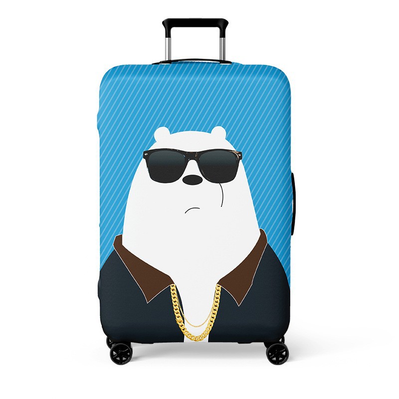 파란색 선글라스 곰