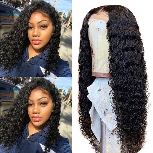 European and American wigs Amazon new product African small curly black middle-parted wigs for women with long curly hair chemical fiber hair sets wigs