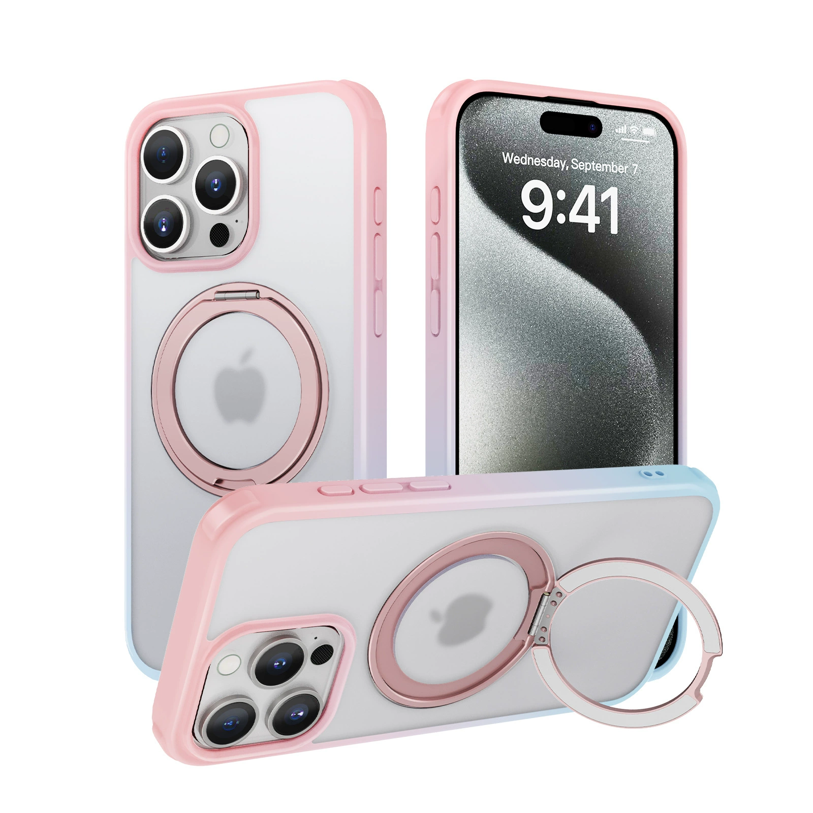 Яблоко, трубка, iPhone 16, iPhone16 Pro, чехол для телефона, iphone, градиент