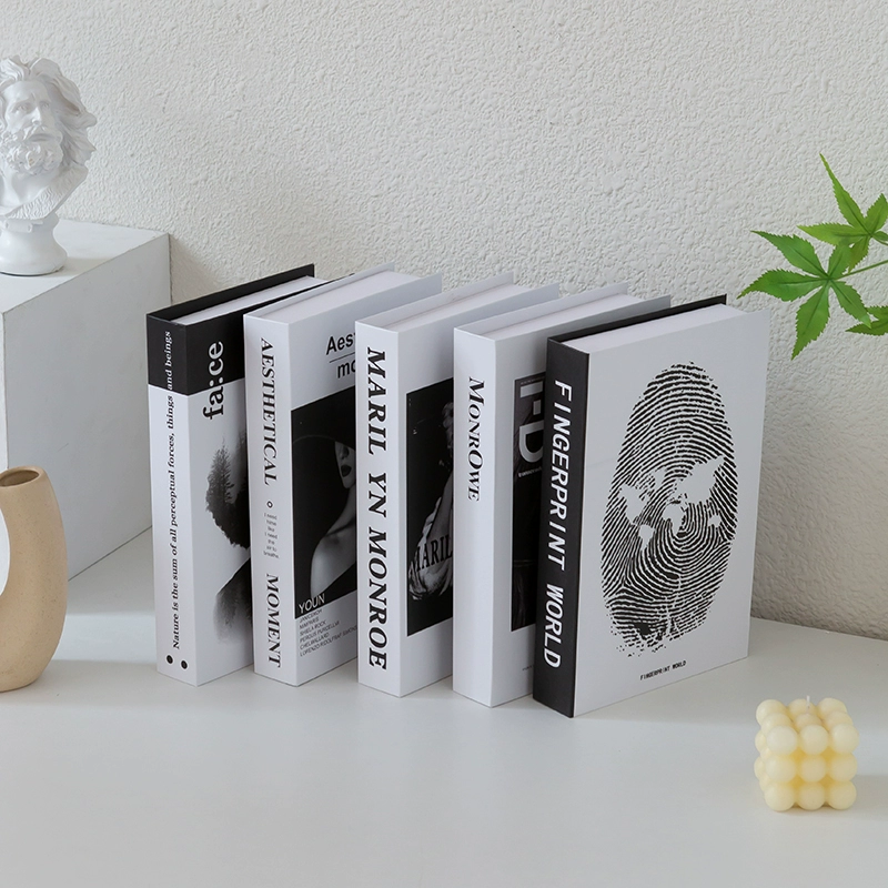 Скандинавский простой стиль фальшивой книги модель Studycop магазин имитационная книжка гостиная офис книжный шкаф креативное оформление книжная лента