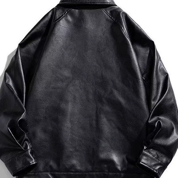 Autumn polyurethane jacket, American style