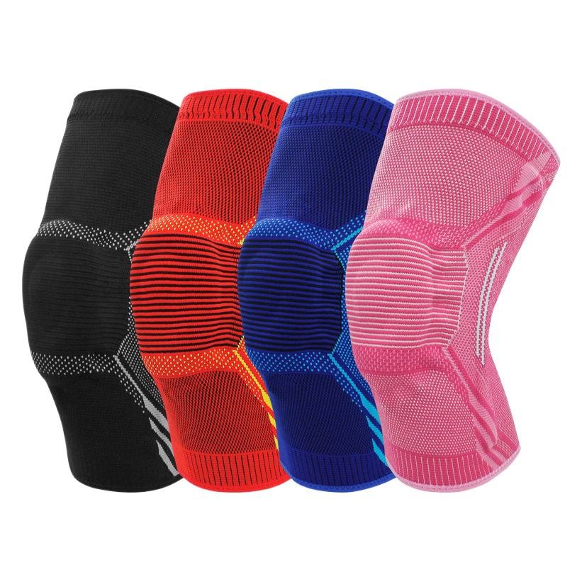 Deportes rótula baloncesto voleibol correr primavera soporte antideslizante bádminton al aire libre ciclismo silicona protección polainas