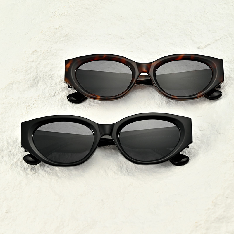 2026 New Trendy Cat-Eye Polarized Sunglasses for Women Retro Luxury Small Face Effect UV Protection Sun Glasses - Thumbnail 2