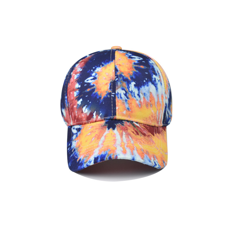 Transfronterizo nuevo gradiente color gorra de béisbol personalizada impresión estilo chino tradicional pintura china gorra de béisbol al aire libre al por mayor