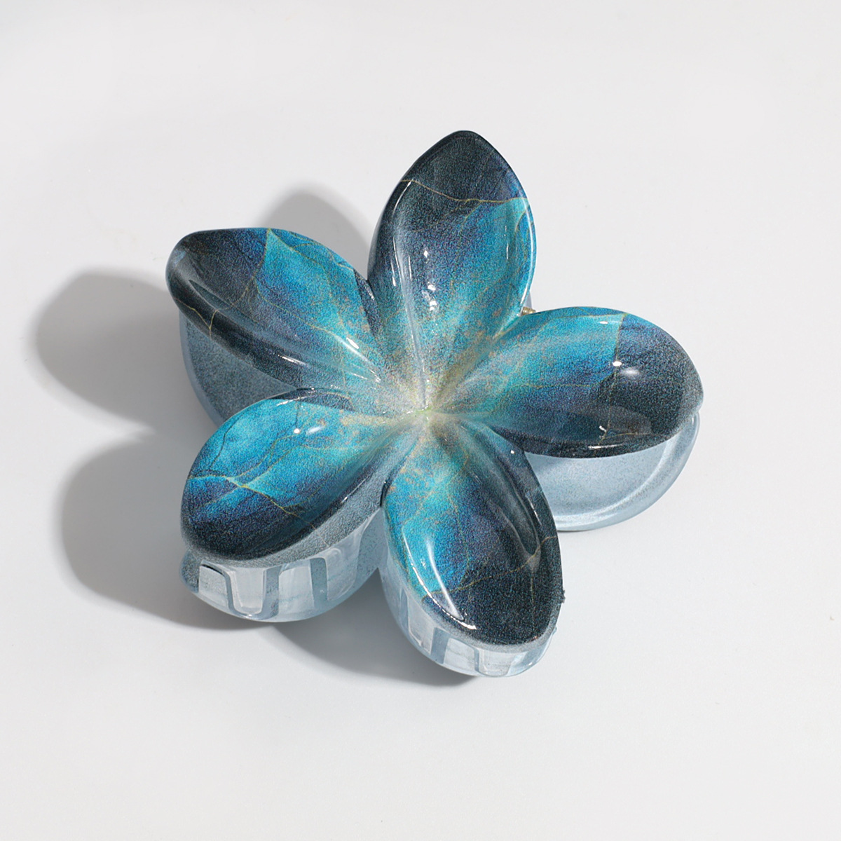58g Weight Hair Claws Hair Accessories Type 1 Piece Quantity Daily Occasion Plastic Material Plumeria Pattern Women's Gender Sweet Style Sweet Women's Plumeria Plastic Hair Claws 10