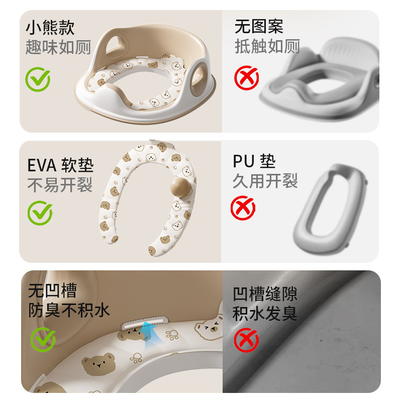 子供用便座補助便座、トイレに置く滑り止めベビー便座、便座|undefined