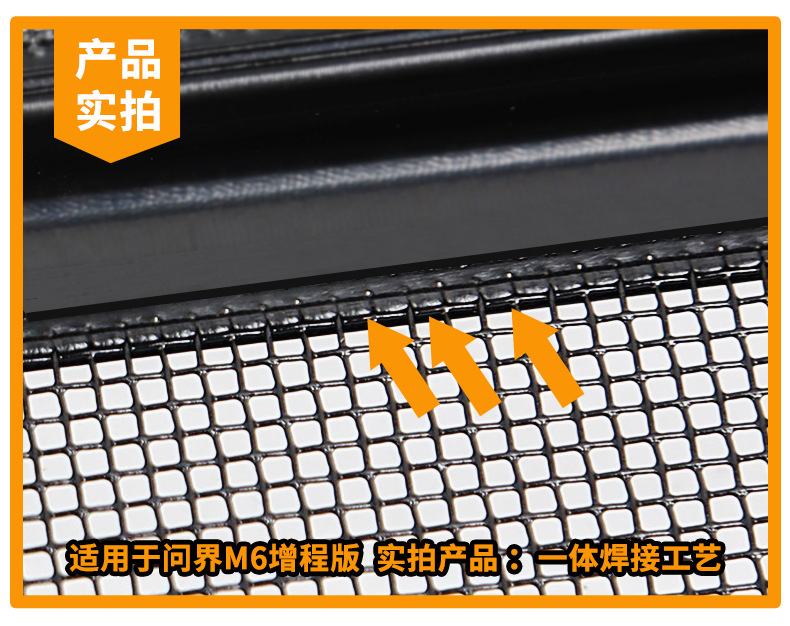 Suitable for Aito M6 Extended-Range Version/Pure Electric Version, Star-Pattern Integrated Welded Car Insect-Proof Net, Dedicated for the Front Grille