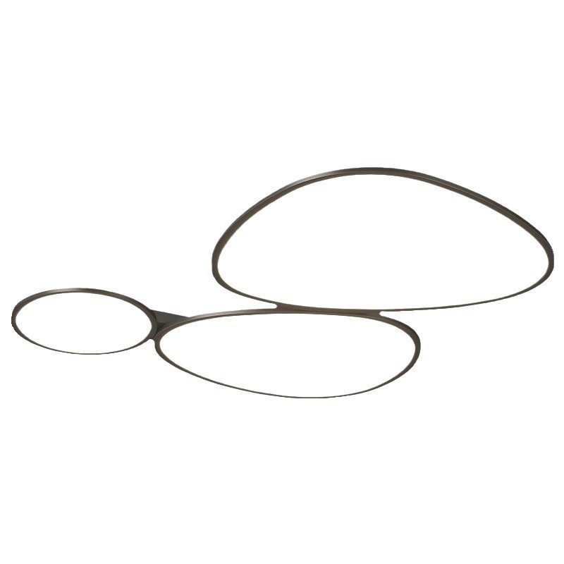 [Selección estricta] lámpara de nube lámpara principal lámpara de techo de guijarro moderna y simple lámpara Zhongshan toda la casa 2025 nueva