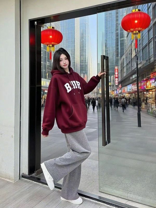 小蛮腰早秋新款羊绒休闲裤感气高腰显瘦韩系阔腿裤加绒休闲香蕉裤|undefined