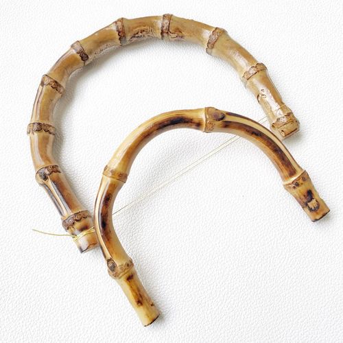 Real bamboo root handles, retro bamboo national style handbag bamboo handles, bag accessories handles