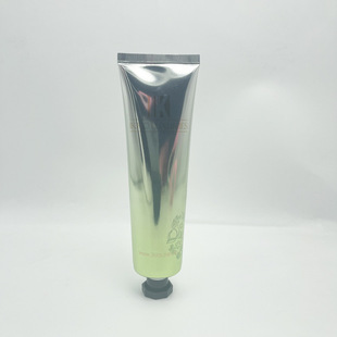 Wholesale Customized 30ml Extra Bright Aluminum Plastic Gradient Green Hose High Gloss Sheet 350 Thickness Hand Cream Hair Care Packaging