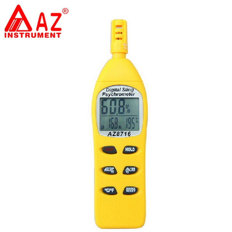 台湾衡欣 AZ8716便携工业高精度温湿度计 露点温度检测仪