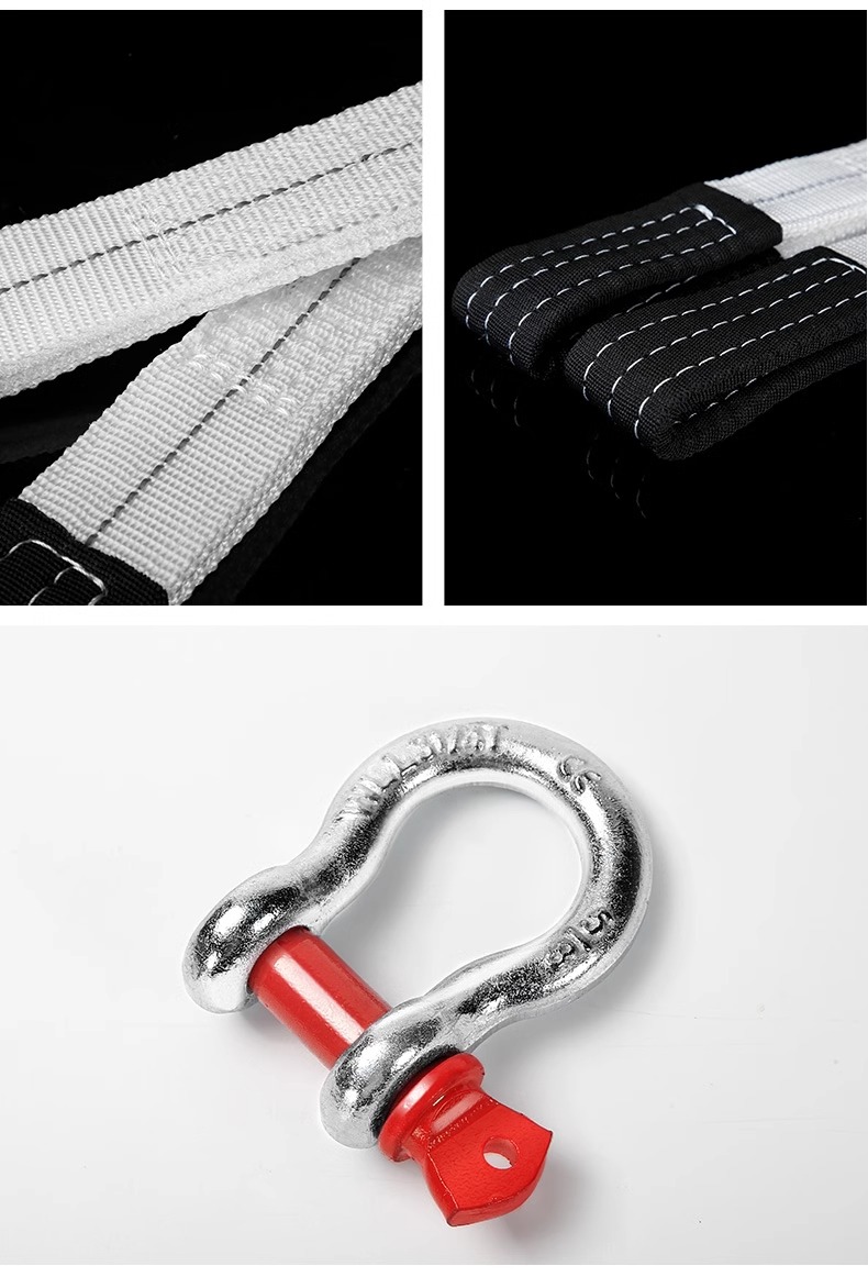 Car Trailer Rope Truck Pull Rope Traction Hook Trailer with 20 Tons Special Rope Trailer Hook Car Home