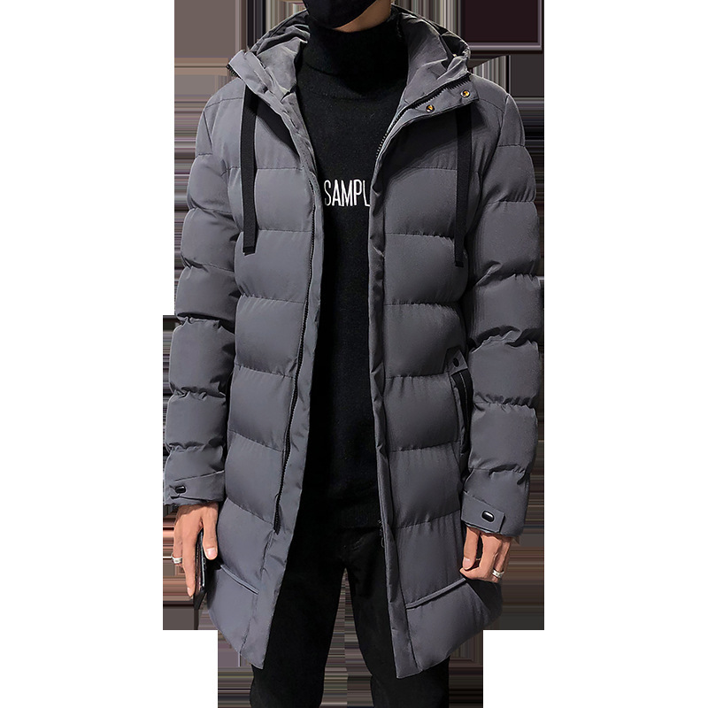 2022 new mid to long thick hooded warm winter clothing cotton men's jacket_voghion.com