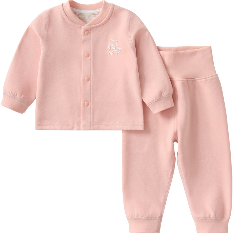 Baby calentamiento ropa interior set otoño invierno niños cintura alta abdomen niños niñas bottom split baby chaqueta de otoño pantalones de otoño
