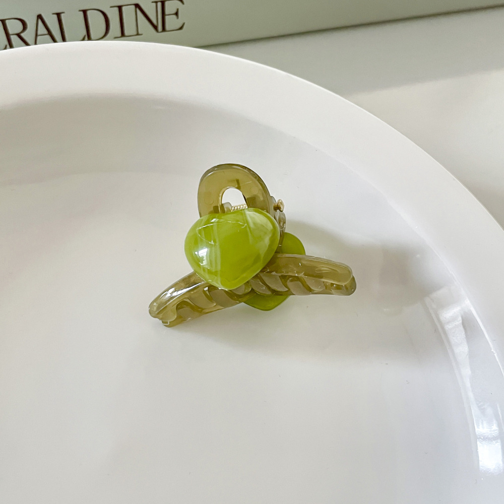 Clip de pelo marrón grande Nueva horquilla cuadrada accesorios para el cabello clip de horquilla simple Cabeza trasera clip de pelo clip de tiburón tocado