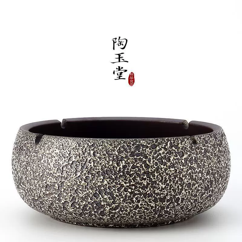 Creative ashtray for office, big retro trend coffee table, Chinese style