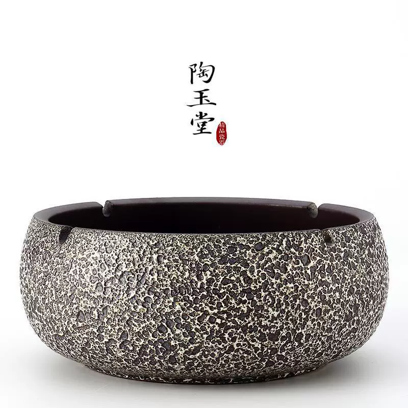 Creative ashtray for office, big retro trend coffee table, Chinese style
