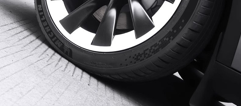Suitable for Tesla Model Y Wheel Hub Cover 20inch Protective Cover Cyclone Wheel Rim Modification Accessories Black Other