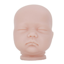 外贸出口仿真婴儿娃娃软搪胶塑胶模型厂家重生娃娃白坯模具