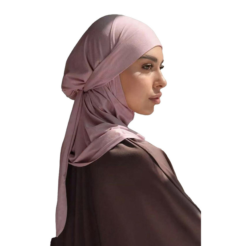 新しいマレーシアの純色水晶麻はスカーフの帽子を持っています。|undefined