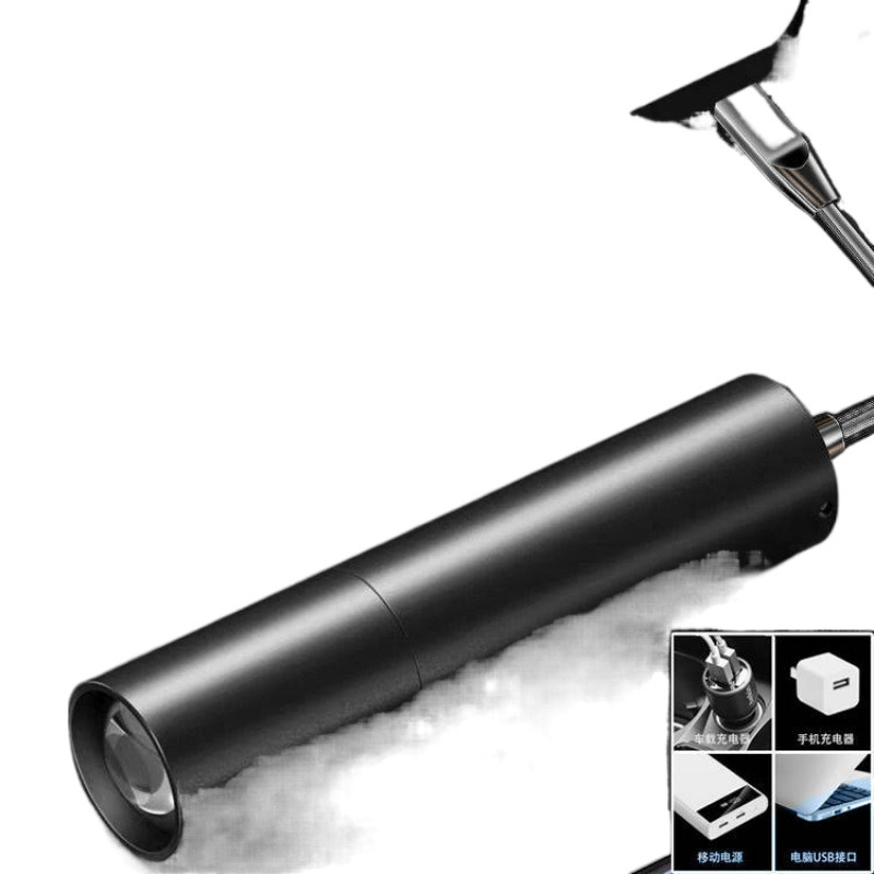 Mini linterna, luz fuerte, recargable, súper brillante, multifuncional para el hogar, pequeña linterna, zoom de bolsillo, luz al aire libre para estudiantes image 5
