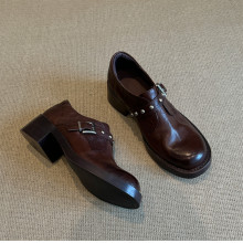 ��Ƥ��~��Ƥ5cm��ɫ����ЬŮӢ���ٴ�A�^�Tᔴָ�СƤЬ��׆�Ь