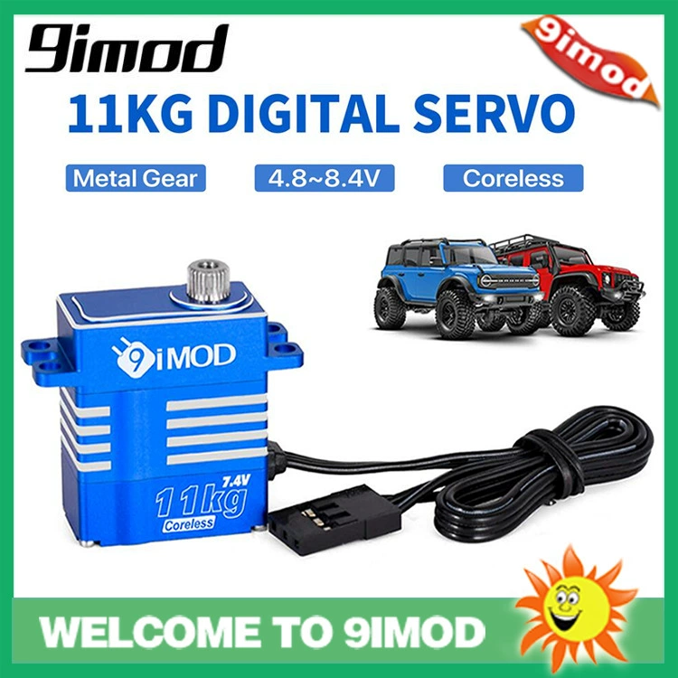 9imod 11KG цифровой рулевой двигатель пустой сердечник чашки двигателя для автомобиля с дистанционным управлением trx4m
