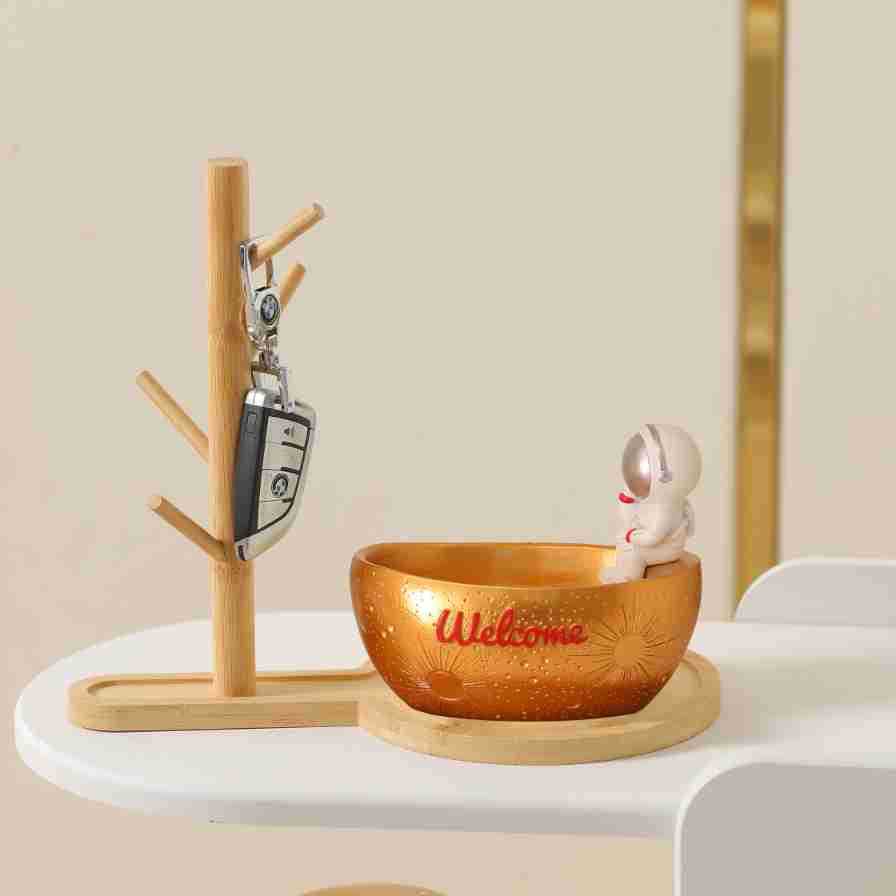 Gold+wooden frame