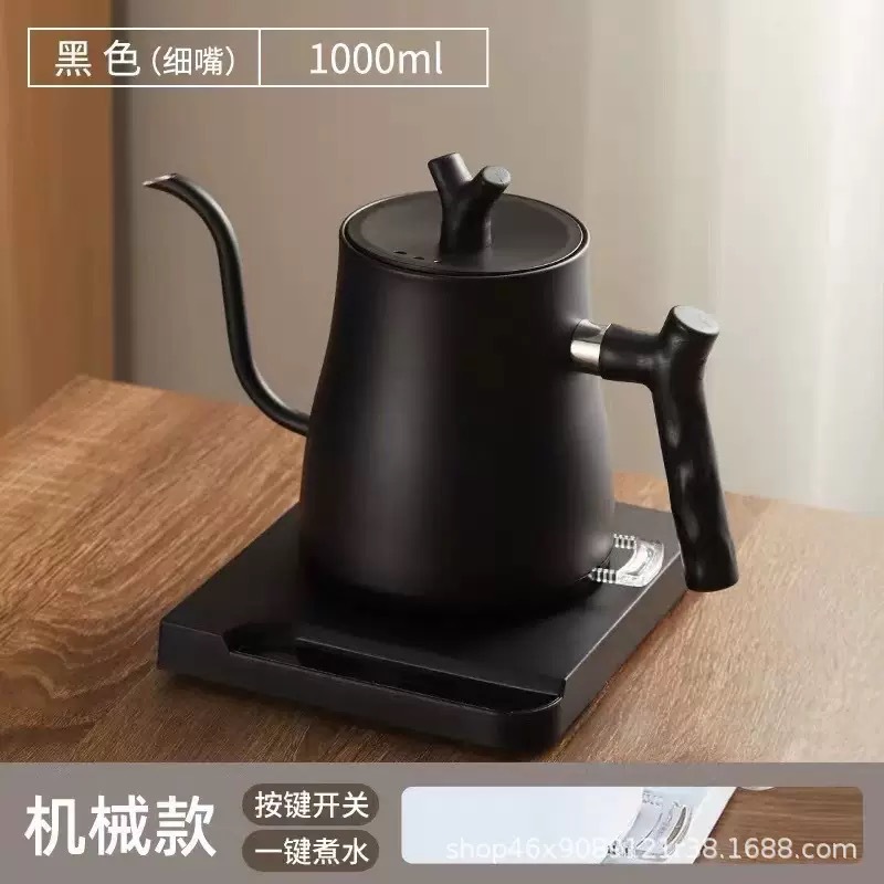 손으로 브러시 처리한 기계식 블랙