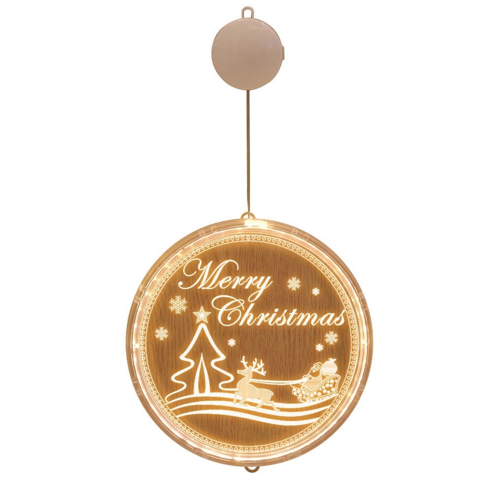 Transfronteriza nueva Navidad led luces decorativas SALA DE Navidad pequeñas luces decorativas de colores ventana patio diseño luces de modelado