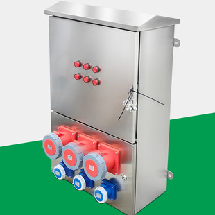 Outdoor Stainless Steel Industrial Socket Inspection Box Instrument Box Distribution Box Power Box Anti-Corrosion Control Box Weak Current Box