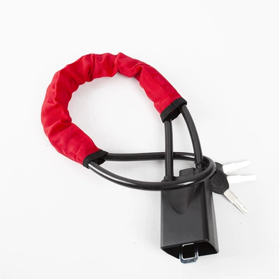 Car steering wheel lock thick Car lock - red-three-keys