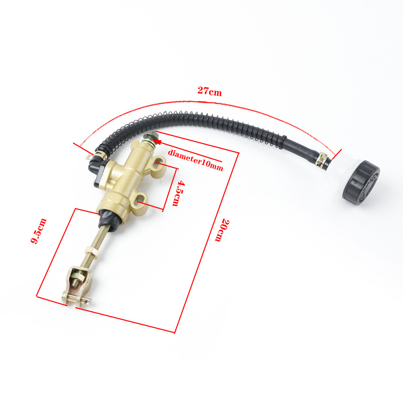 Motorcycle Modified Rear Disc Brake Hydraulic Master Cylinder Cqr Dadiying Off-Road Single-Pump Rear Brake Master Cylinder