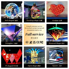 LED屋内フルカラーソフトスクリーンモデリングスクリーン柔軟な広告スクリーンカラー電子スクリーン特殊形状円筒スクリーンLEDソフトモールド