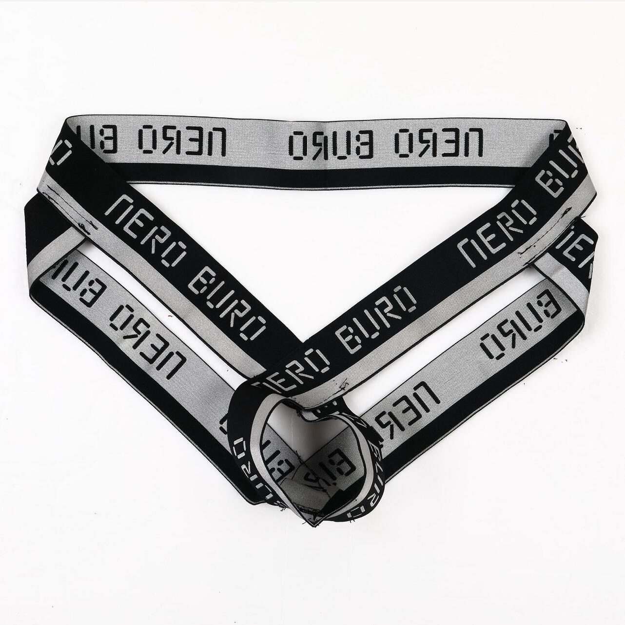 Sexy cintura baja ropa interior de los hombres JJ cadera elevación anillo Tanga cadera elevación hueco doble Tanga E067