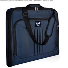 亚马逊商务旅行袋男女短途出差服装包大号西装包防水旅行袋登机包