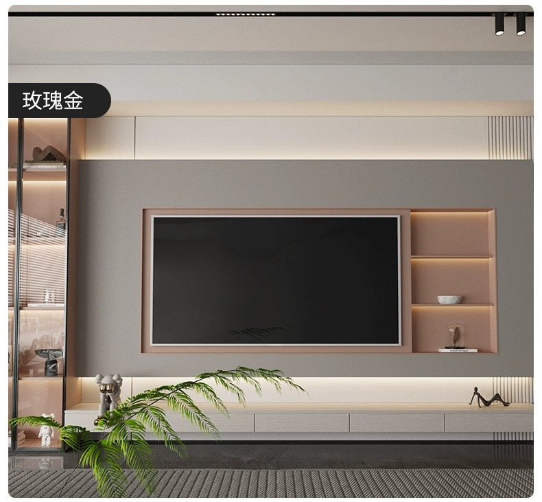 金属不锈钢电视柜壁龛嵌入式内嵌75寸100寸背景墙酒柜展示柜墙壁-阿里巴巴