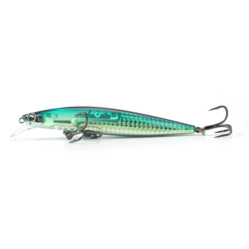 Suspending Minnow Lures Hard Plastic Baits Fresh Water Bass Swimbait Tackle Gear