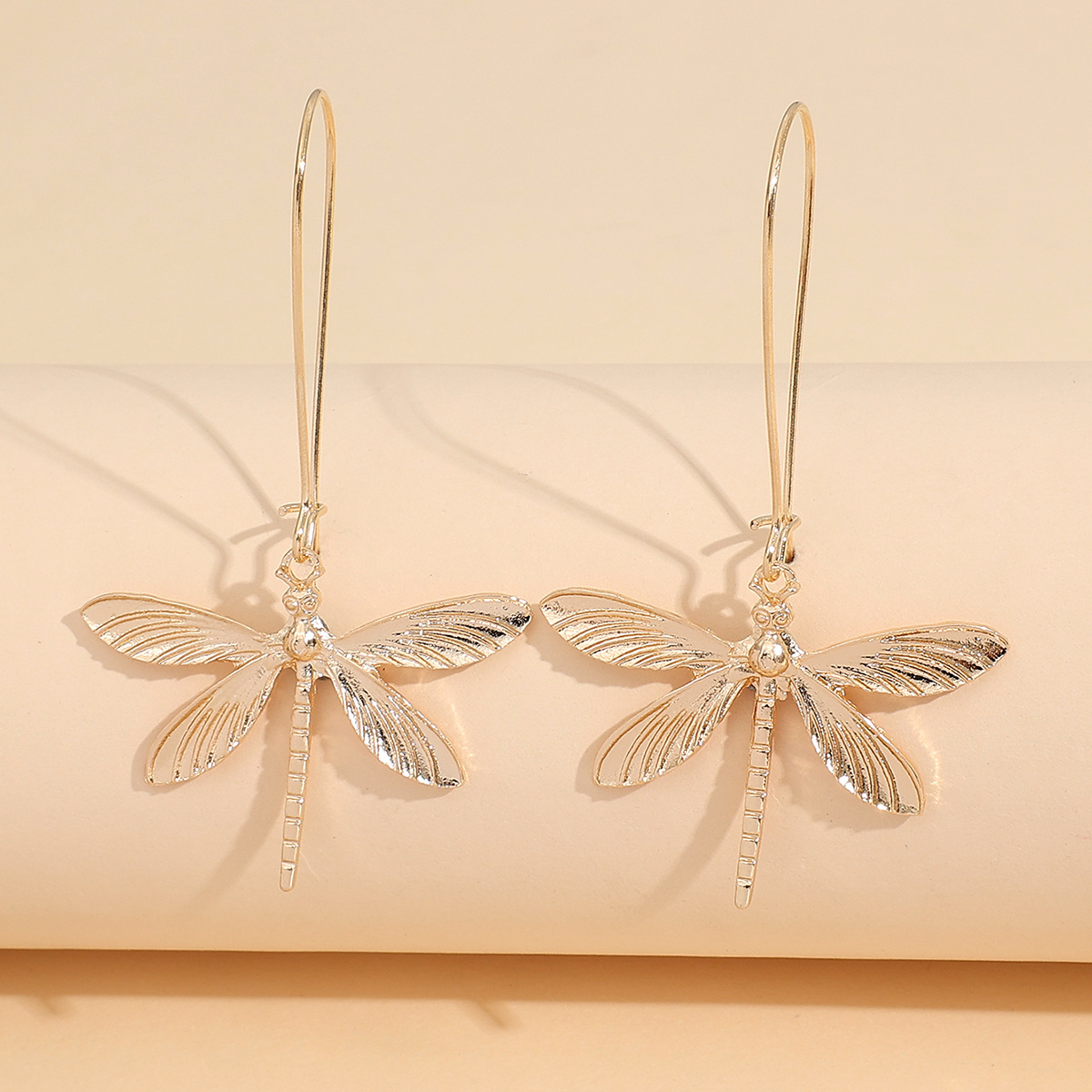 Ins Style Dragonfly Alloy Plating Women's Drop Earrings display picture 1