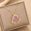 Fashionable necklace stainless steel, chain for key bag , simple and elegant design, does not fade, wholesale