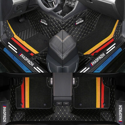 Ayaqaltılar (Kovriklər), Car Floor Mats, Double-layer Foot - threshold-coverage-black-rice-black-chevy